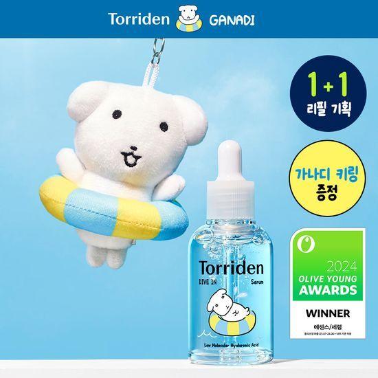 

TORRIDEN Dive-in Low-Molecular-Weight Hyaluronic Acid Serum 50ml Refill Canadi Planning (+Doll Keyring)