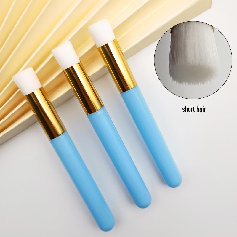 Angled Nose Shadow & Eyelash Cleaning Brush - Blackhead Remover, Makeup & Beauty Tool