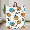 Cookie Monsters Blankets  Soft Warm Street Trend Plush Throw Blanket For Students Outdoor Flannel Bedspread Bed Cover