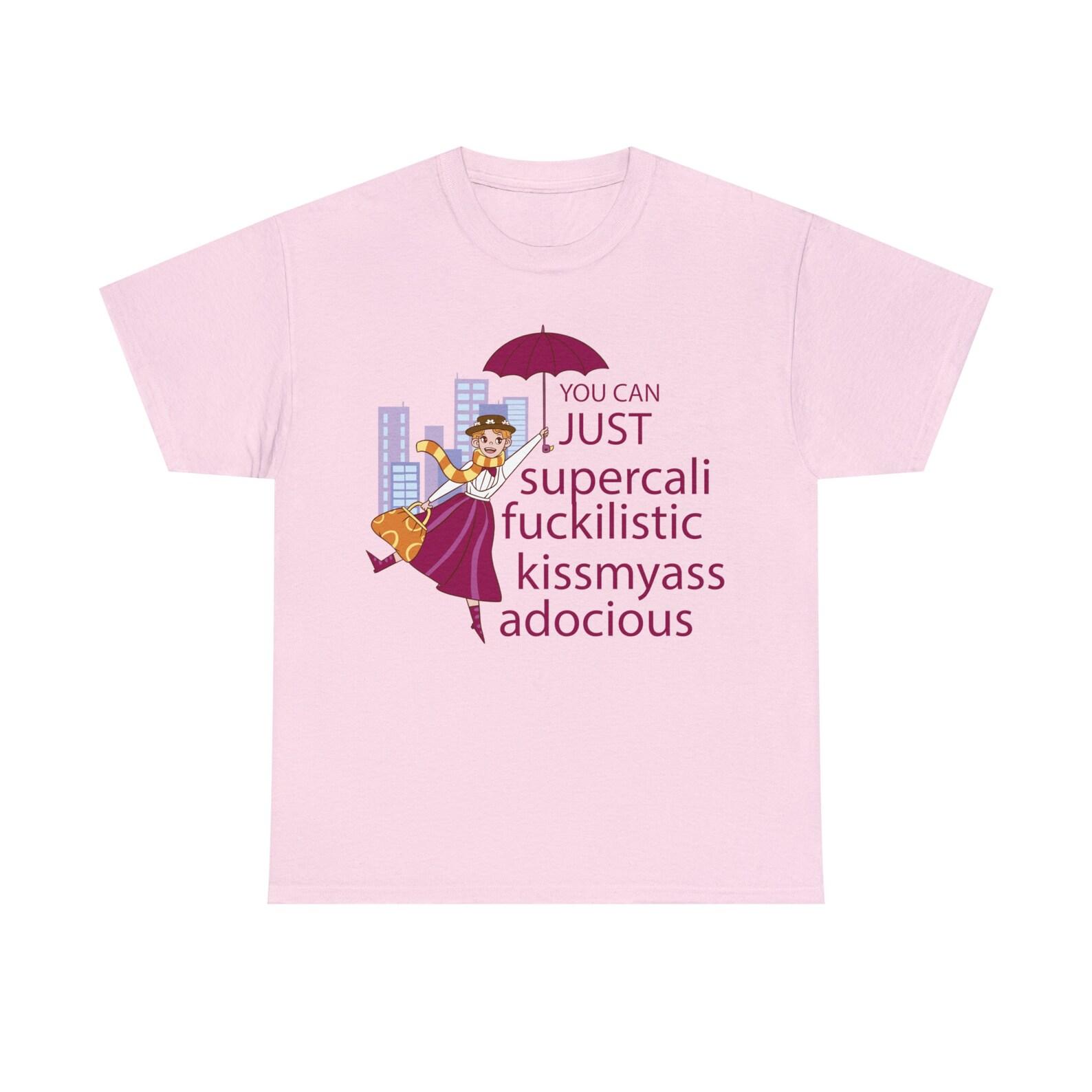 Mary Poopins / Mary Poppins Vector Gildan Unisex Heavy Cotton Tee 140