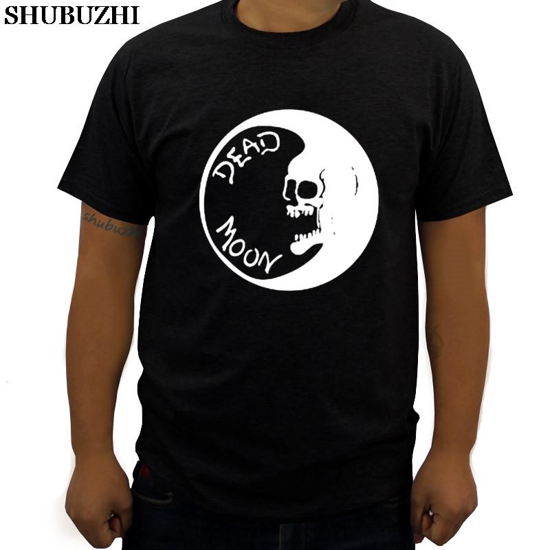 t-shirt cotton men tee-shirt new fashion summer brand top tees DEAD MOON Punk Rock Band Men's T-Shirt