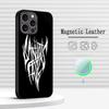 American Sally Face Retro Fashion Phone Case For iPhone 17 16 15 14 13 12 Plus Pro Max High-end Luxury Magsafe Sheepskin