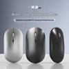 X2 Silent Dual-Mode Bluetooth Wireless Mouse, Type-C Rechargeable for Notebook & Tablet