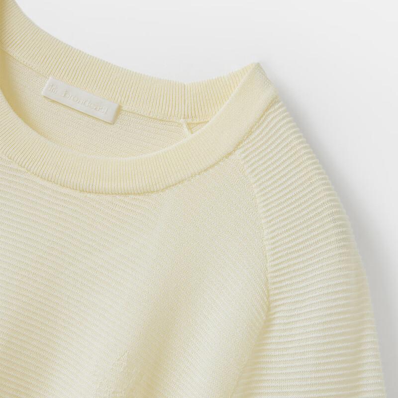 Broadcast Women's Round Neck Long Sleeve Knit Top