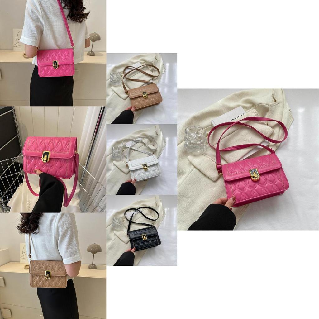 Fashionable Pu Leather Crossbody Bag For Women Stylish And Trendy Small Square Bag
