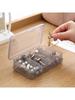 10 Grids Jewelry Storage Box Double-open Pill Storage Case