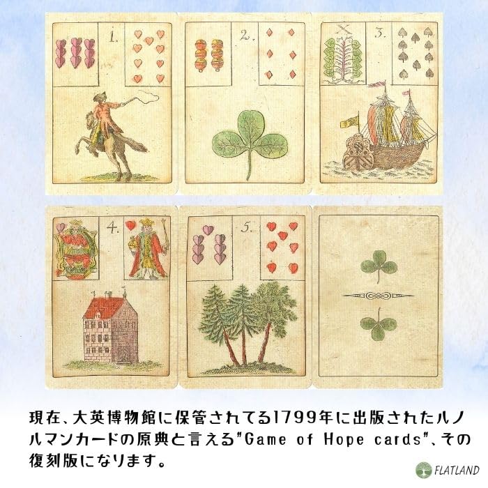 Primal Lenormand Lenormand Card Reading Guide with Japanese Instructions FLATLAND Authentic Product -
