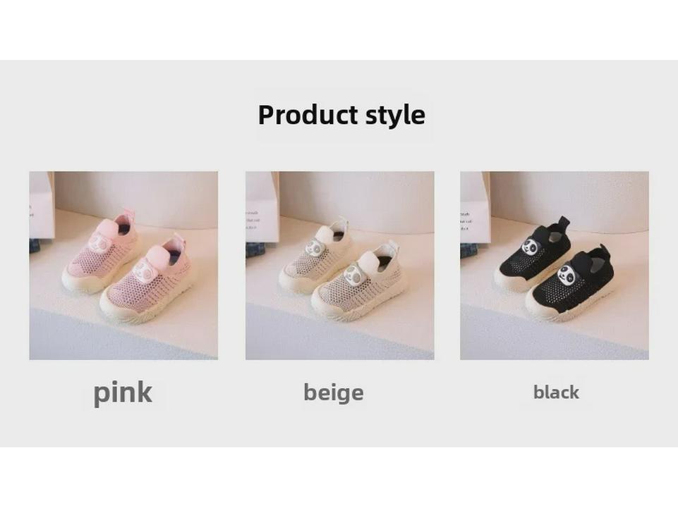 Kids' Breathable Slip-On Sports Shoes for Kindergarten - Boys' and Girls' Soft Mesh Casual Sneakers for Spring and Summer