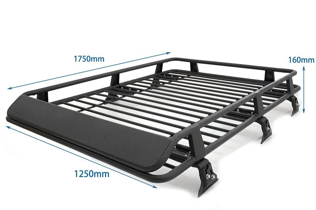 Tools Island JB64 Jimny Sierra Roof Rack Aluminum Roof Carrier Cargo Rack Roof Basket Black 175 X Width 125 X Height 16 50639 Jimny/JB74 (Length Cm)