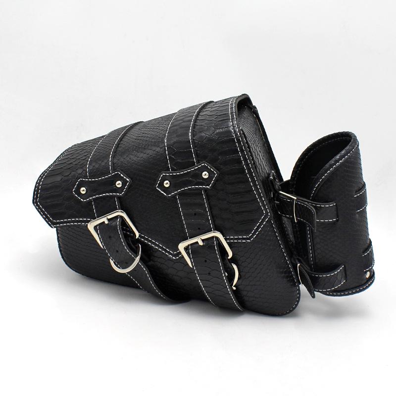 Waterproof Anti-Theft Retro Leather Saddlebags for Chunfeng & Hishih Motorcycles