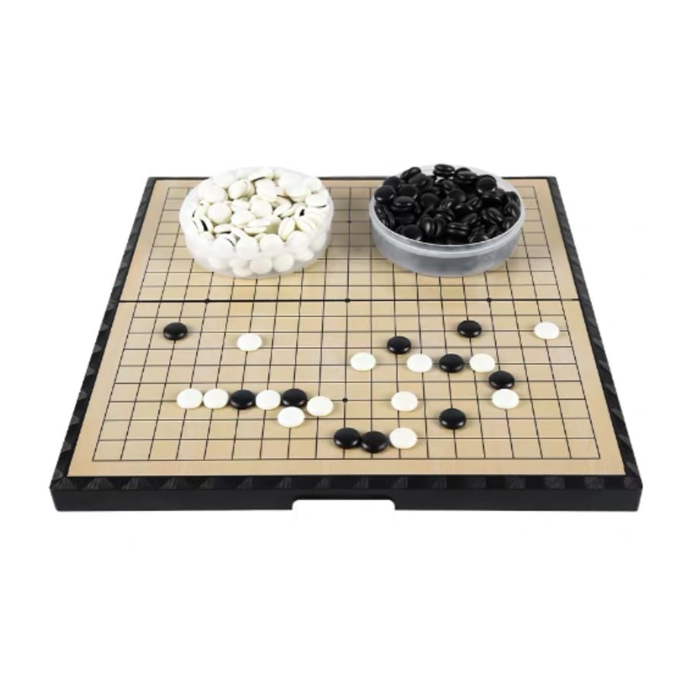 Tropchou Portable Magnetic Go Folding 19x19 37x37cm Board, Set, Board,