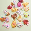 100PCS Resin Cartoon Easter Chicks Eggs Rabbit Flatback Cabochon for DIY Hair Bow Scrapbook Crafts Decorative Figurines