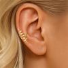 Branch Leaf Ear Cuff Non Pierced Hypoallergenic Vintage Copper Ear Clip Jewelry for Prom Party Wear