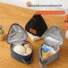 Portable Triangle Insulation Lunch Bag For Rice Vegetable Roll Milk Sandwich Egg Breakfast - Keep Food Warm Cool