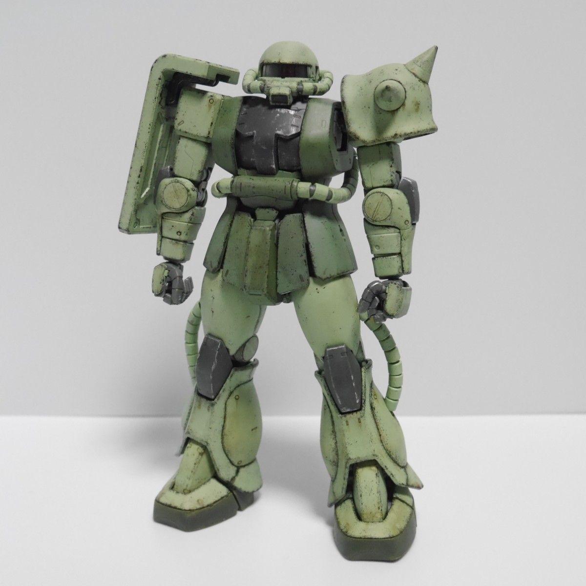 Used MG 1/100 Zaku II MS-06 Gunpla Completed Product Used