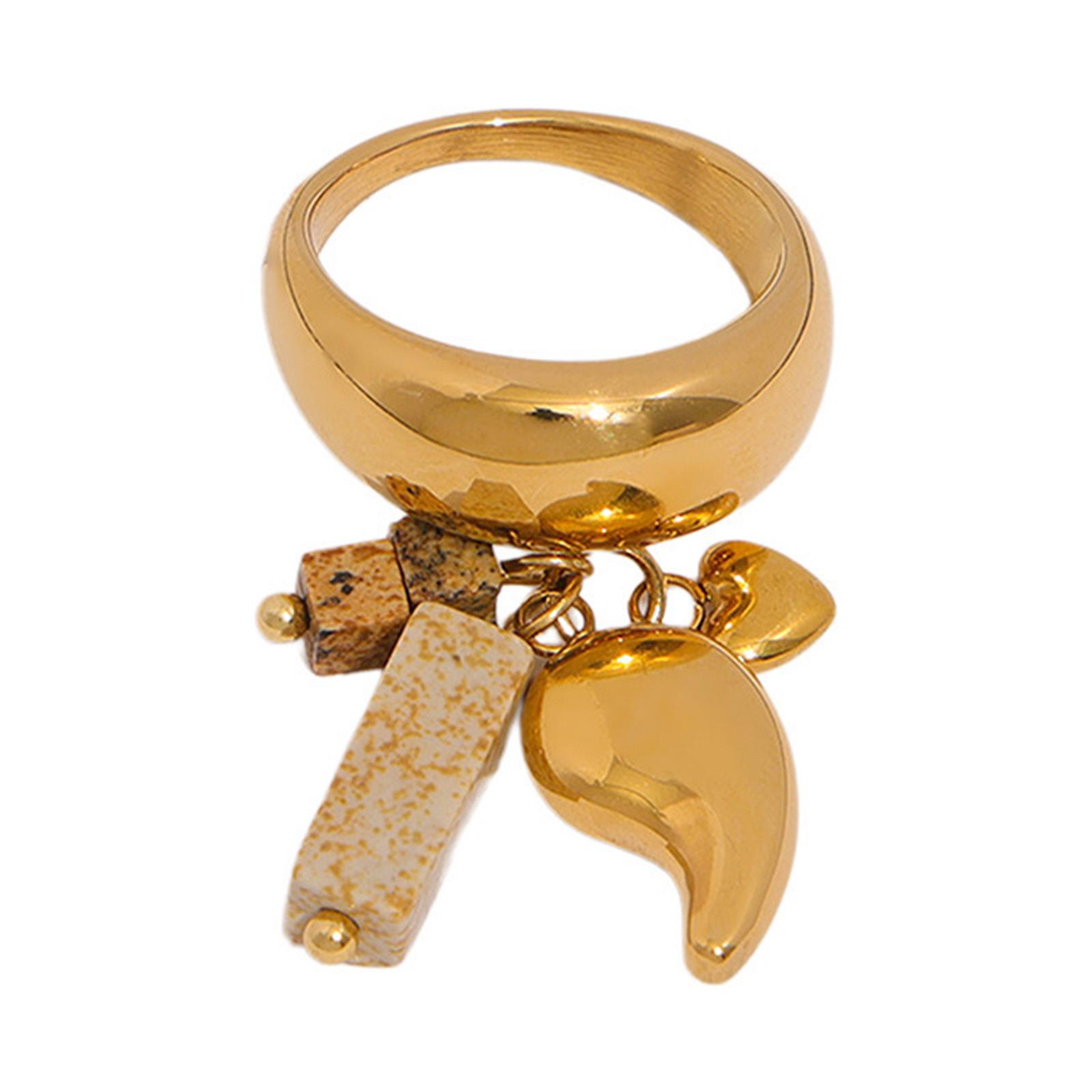 

Elegant Waterdrop Tassels Rings Unique Fashion Jewelry Rings with Waterdrop Tassel Designs for Daily Wear Party 6 золотой