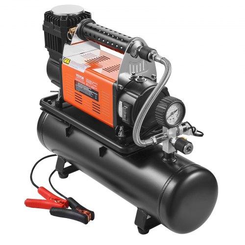 VEVOR 12V Heavy Duty Air Compressor with 6L Tank Kit, 6.35 CFM Portable Tire Inflator