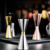 45ml/60ml (1.5oz/2oz) Jigger Cup, Cocktail Measuring Cup, Stainless Steel, Milliliter (ml) and Ounce (oz) Measuring Cup with Graduations