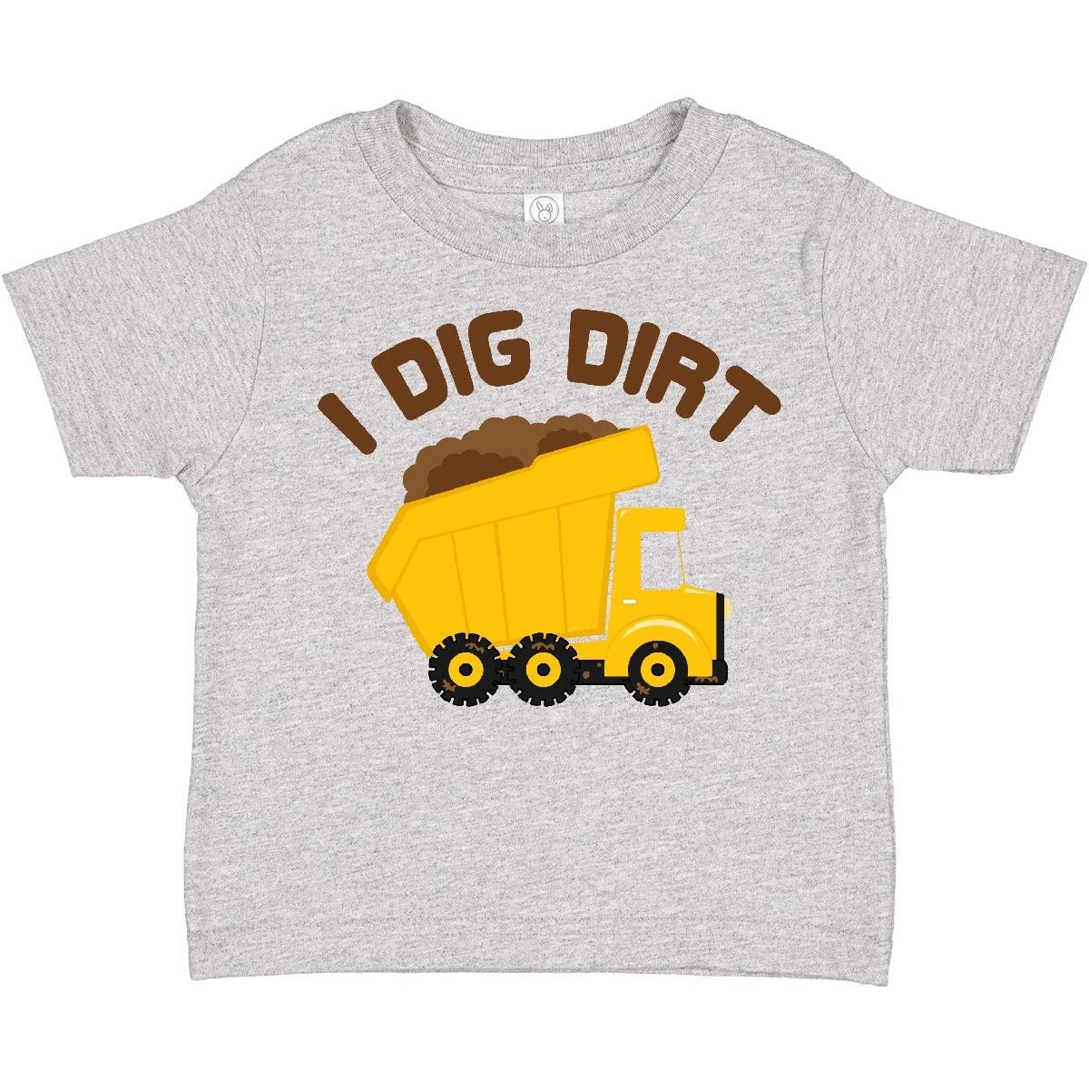 

Inktastic I Dig Dirt Toddler kids boys T-Shirt Digging Digger Truck Dump Child Preschooler 160