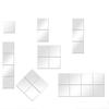 Home Room Decor Specchio da parete in plastica flessibile