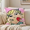 Süß Niedlich Britisch Anime CCharlie und Lola Anime Kissenbezug Kissenbezug Staubmilbenfrei Wohnzimmer Sofa Dekor Kissen Zimmer