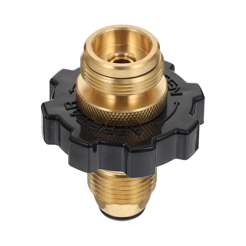 Gas Tank Adapter Large Transfer Converter Outdoor Supplies Propane Compact Brass