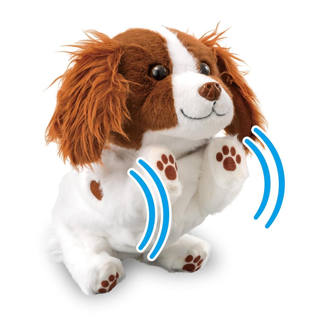 AGATSUMA High Five auf dem Kopf Showtime (Ab 3 Jahren) Beweglicher Plüschtier-Hunde-Roboter