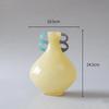 Candy Color Painted Glass Vase Modern Design Plant Pots Desk Decoration Flowers Arrangement Floral Vases Room Aesthetic Decor