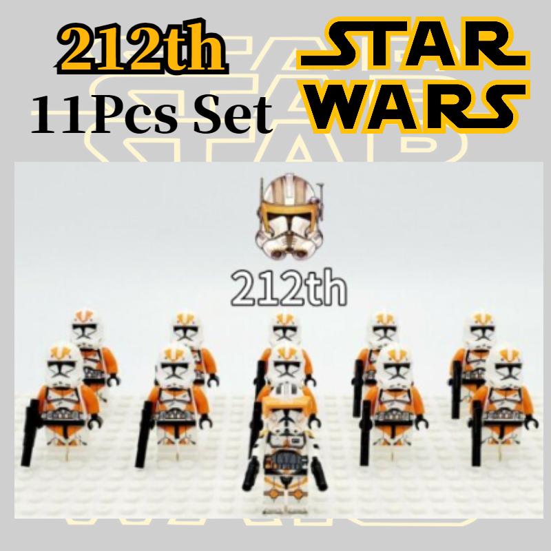 Wars Star 11 stk Clone Troopers Minifigurer Byggeklosser DIY Leker Barn Gaver
