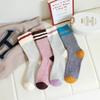 Thickened Middle Tube Socks Thick Needle Stripe Socks Retro Snow Boot Socks  Gift
