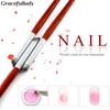 2pcs/set Nail Art Brush UV Gel Painting Drawing Manicure Pen Tools DIY Accessory Pigment Gradient Pen Nail Painting