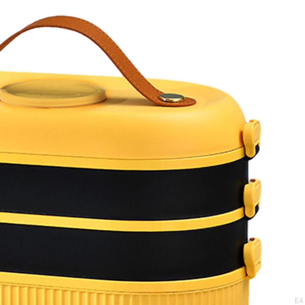 Compact First Aid Storage Box Organizer with Rotating Handle