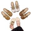 Soft bottom bag head slippers women's summer wear new cool slippers flat bottom lazy half slippers drag