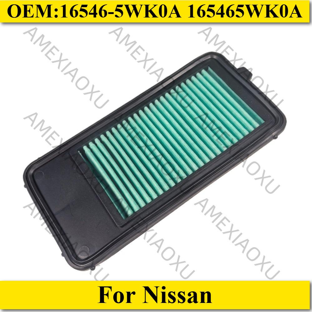 AMEXIAOXU 1 Stück Luftfilterelement 16546-5WK0A FÜR Nissan