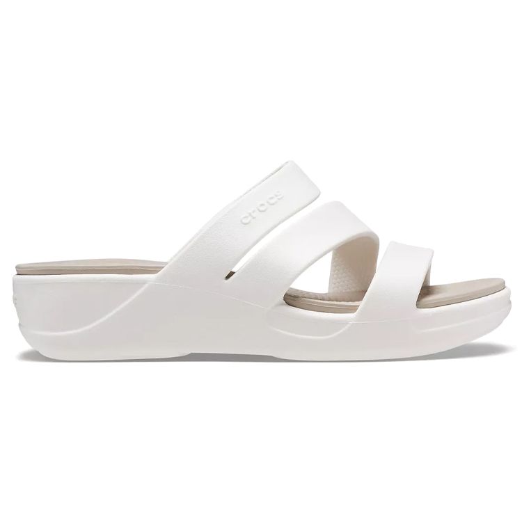Crocs Monterey Comfortable Thick Sole Slippers Women Slippers White 206304-159