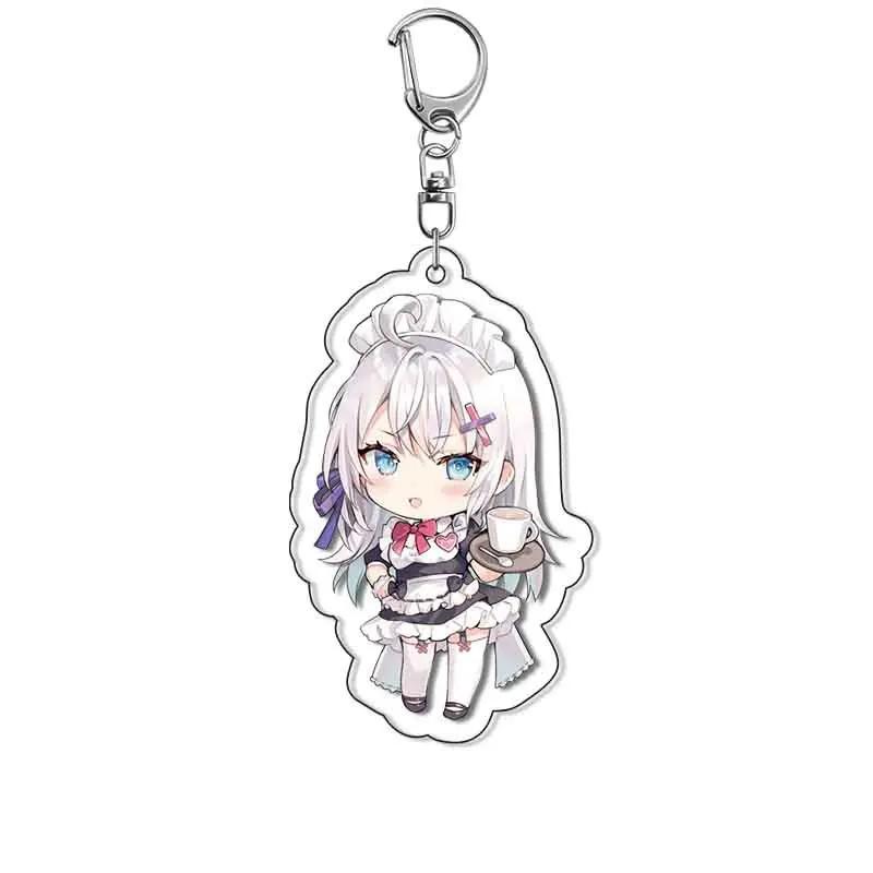 

1pc Anime Sometimes Hides Her Feelings in Russian Cartoon Keychain Masachika Alisa Yuki Suou Bag Tag