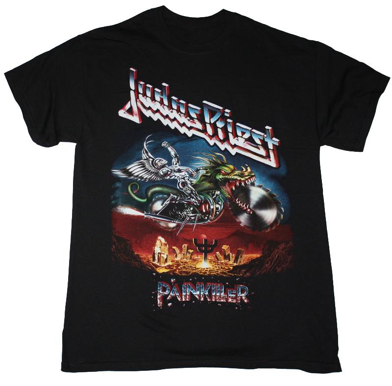Judas Priest Painkiller 1990 Black T-Shirt S