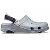 Crocs PU Terlin Non-Slip Breathable Clogs Unisex Footwear Gray 206340-007