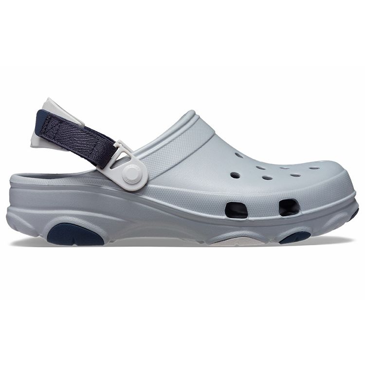 Crocs PU Terlin Non-Slip Breathable Clogs Unisex Footwear Gray 206340-007