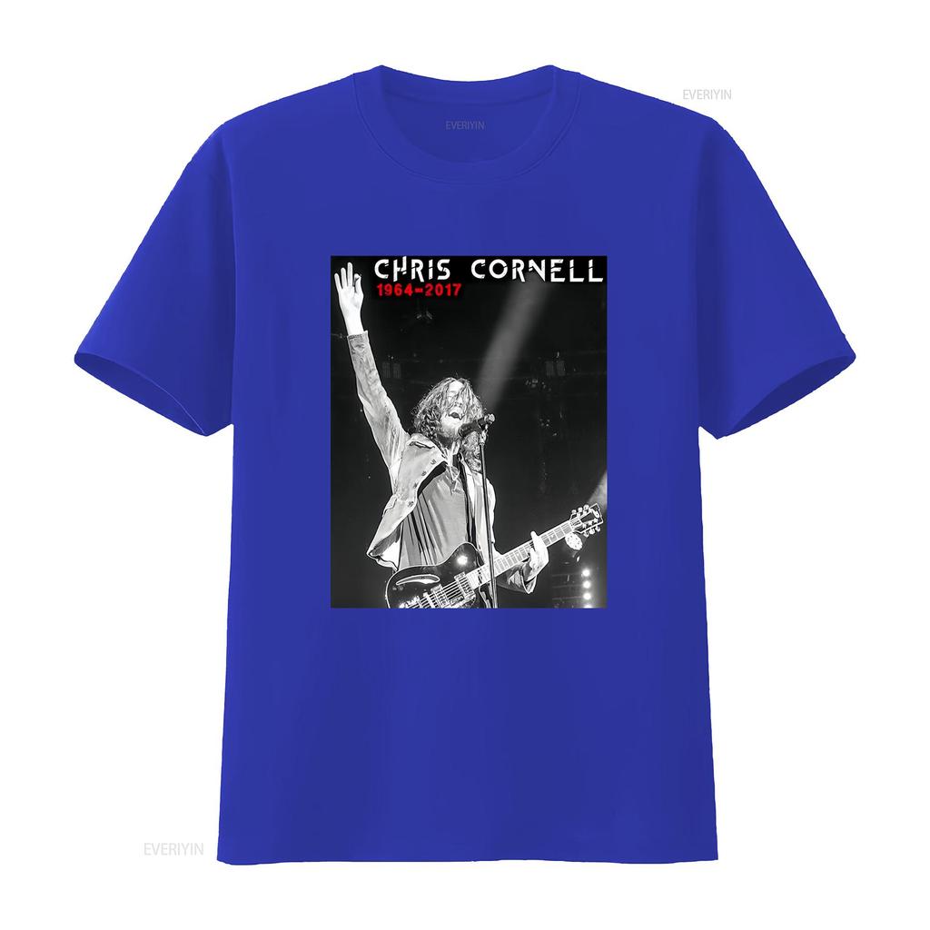 Chris Cornell 1964 2017 R I P T Shirt Baggy Boyfriend 1949 vintage Washed Top For Everyday Wear Stylish Stretched homme