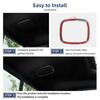2PCS Carbon Fiber Rear Roof Speaker Trim Rings for RAM TRX -24 Accessories