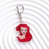 Disney בת הים אריאל אורסולה מחזיק מפתחות אקרילי תליונים לתיק אביזרים מחזיק מפתחות לתרמיל מחזיק מפתחות מחזיק מפתחות מעריצים חברים