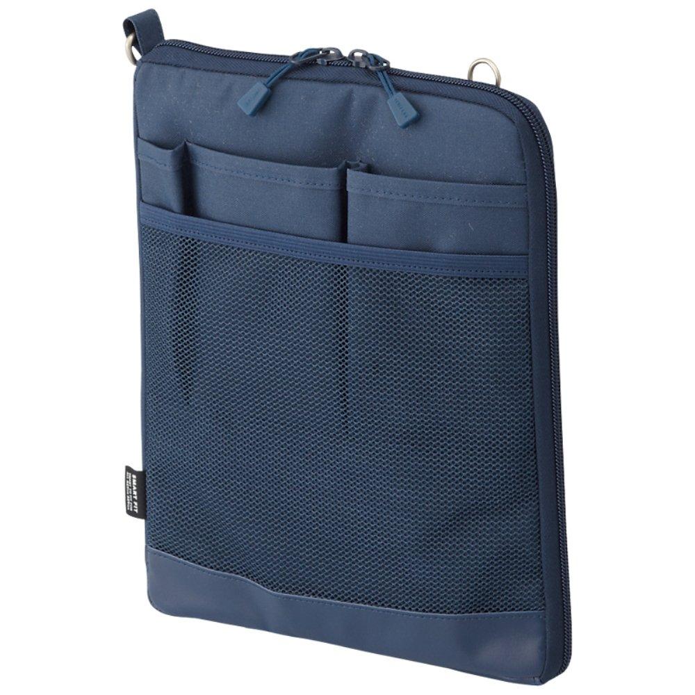 LIHIT LAB A5 Vertical Navy Bag-in-Bag A7682-11