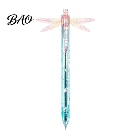 Handwriting Tools for Office Gleaming Wings Dragonfly Gel Pen, Translucent Plastic Stationery with Interactive School Supplies Students Flapping