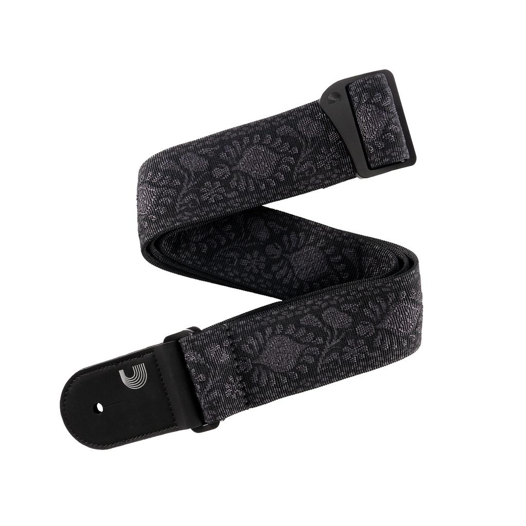 Woven Monterey Black Tubular Guitar Strap D'Addario (50TB01)