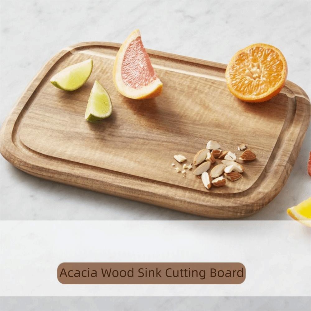 Multi-Styles Charcuterie Serving Tray Sap Groove Pizza Pan Durable Wood Chopping Board  Cheese