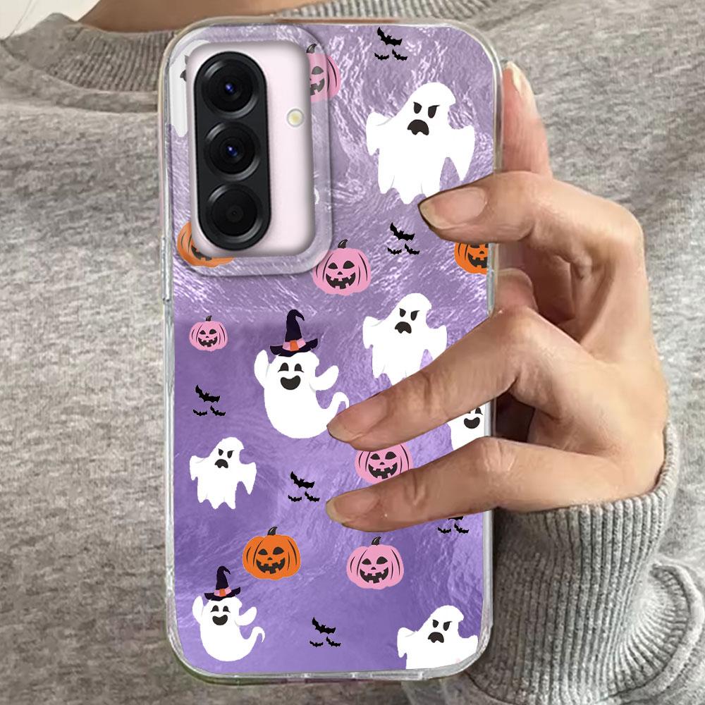 Autumn Halloween Pumpkin Casing Phone Case For Samsung Galaxy A56 A07 A17 A55 A36 A26 A16 A53 A06 A14 A24 A34 A54 A15 A12 Cover