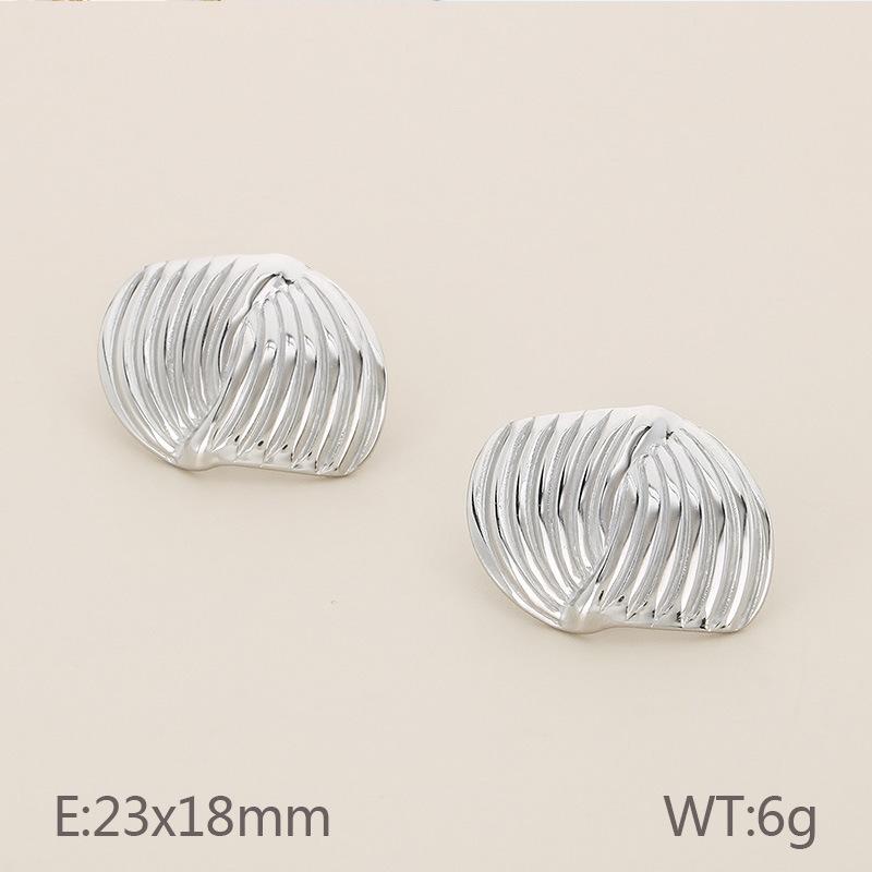 

Серьги-пусеты из нержавеющей стали «Аргайл-сердце», нерегулярные минималистичные титановые серьги с 18-каратным золотым покрытием