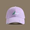 Baseball cap peaked cap women's spring and autumn hard top wide brim high cranial top versatile fashion deep top small face new