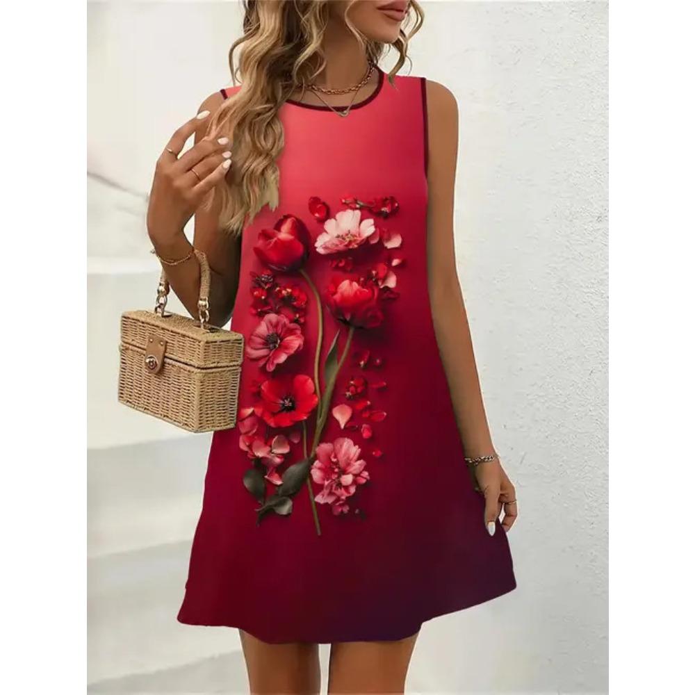 

Summer New Casual Versatile Women s Dress Fashionable Comfortable Soft Breathable High-quality Sleeveless Vest Dress XS